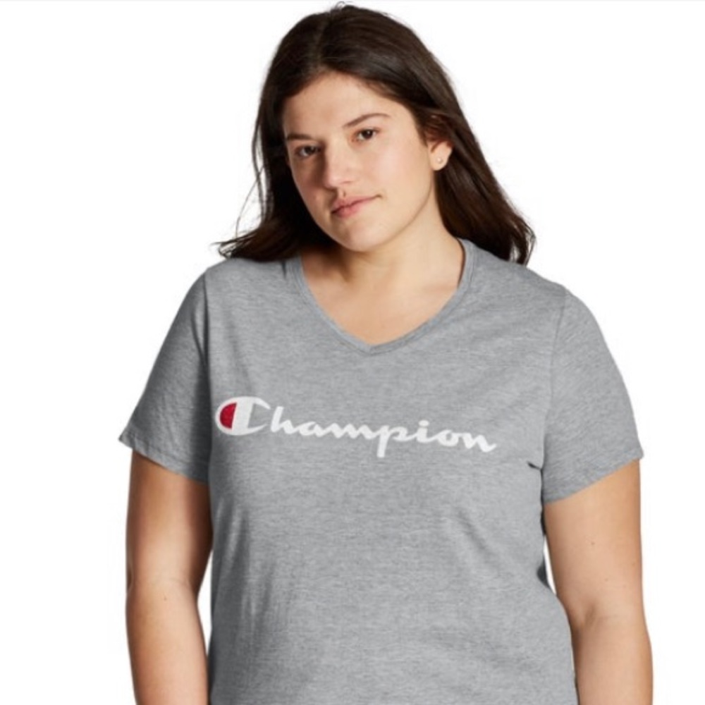 Champion grey activewear tee shirt